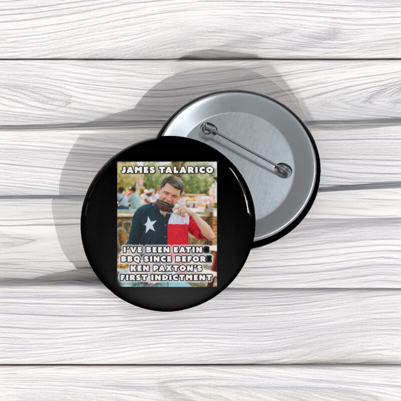 BBQ Lovers for James Talarico Buttons – Funny Texas Political Pins