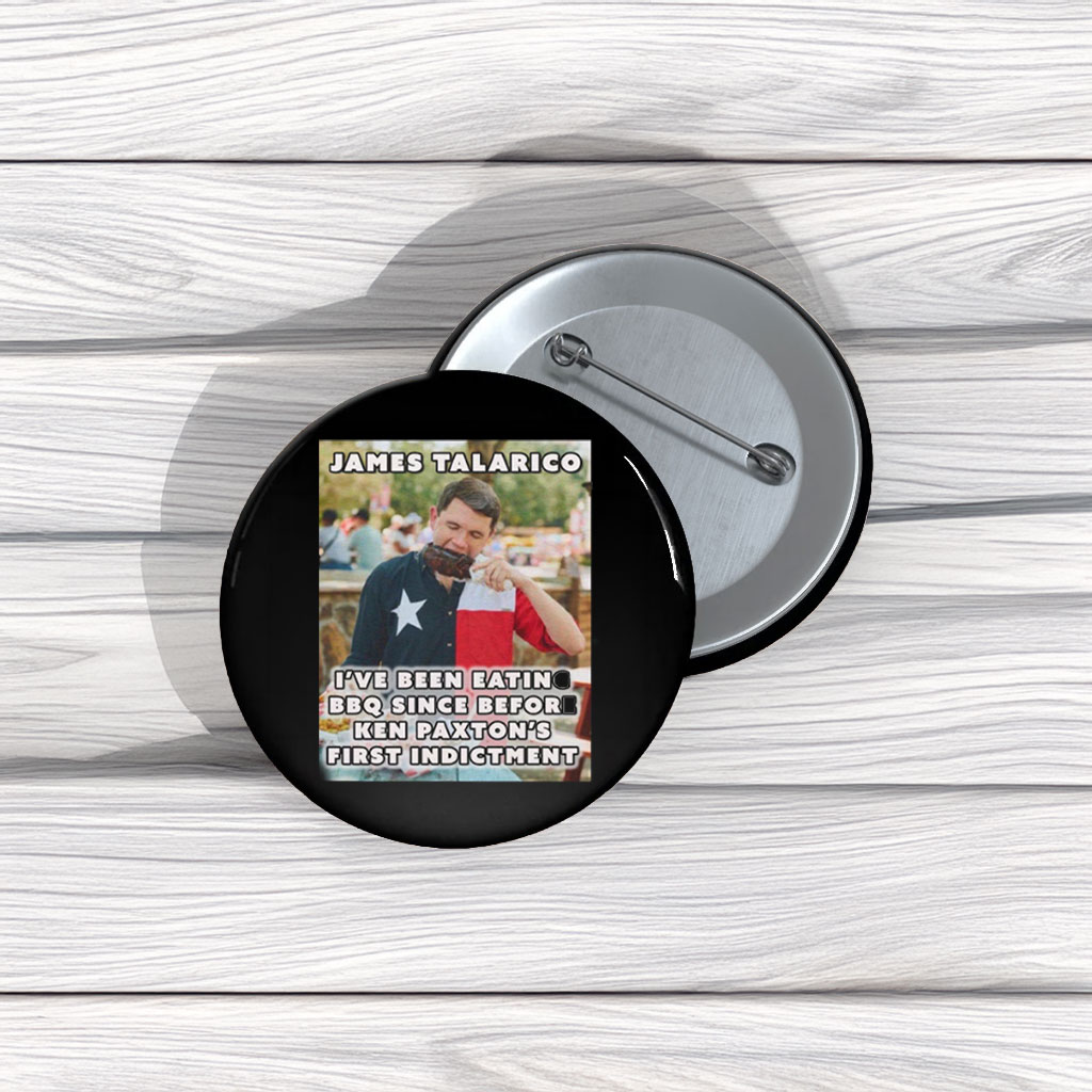 BBQ Lovers for James Talarico Buttons – Funny Texas Political Pins