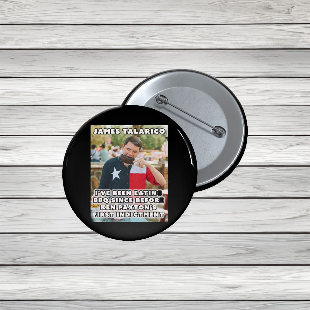 BBQ Lovers for James Talarico Buttons – Funny Texas Political Pins