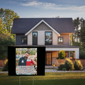 BBQ Lovers for Talarico Yard Sign – Funny James Talarico Texas Lawn Sign