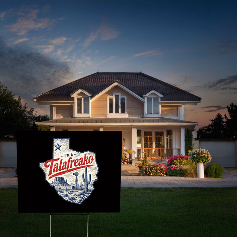 Bold Texas Yard Sign for the James Talarico 2026 Senate Campaign
