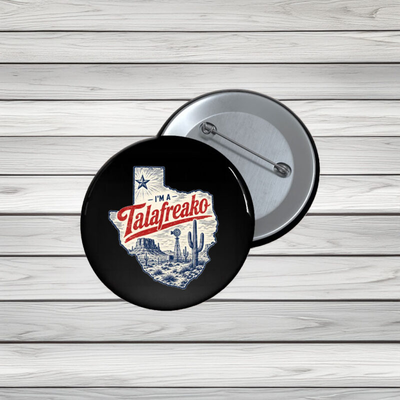 Campaign Pin Buttons for Liberal Texans Supporting James Talarico