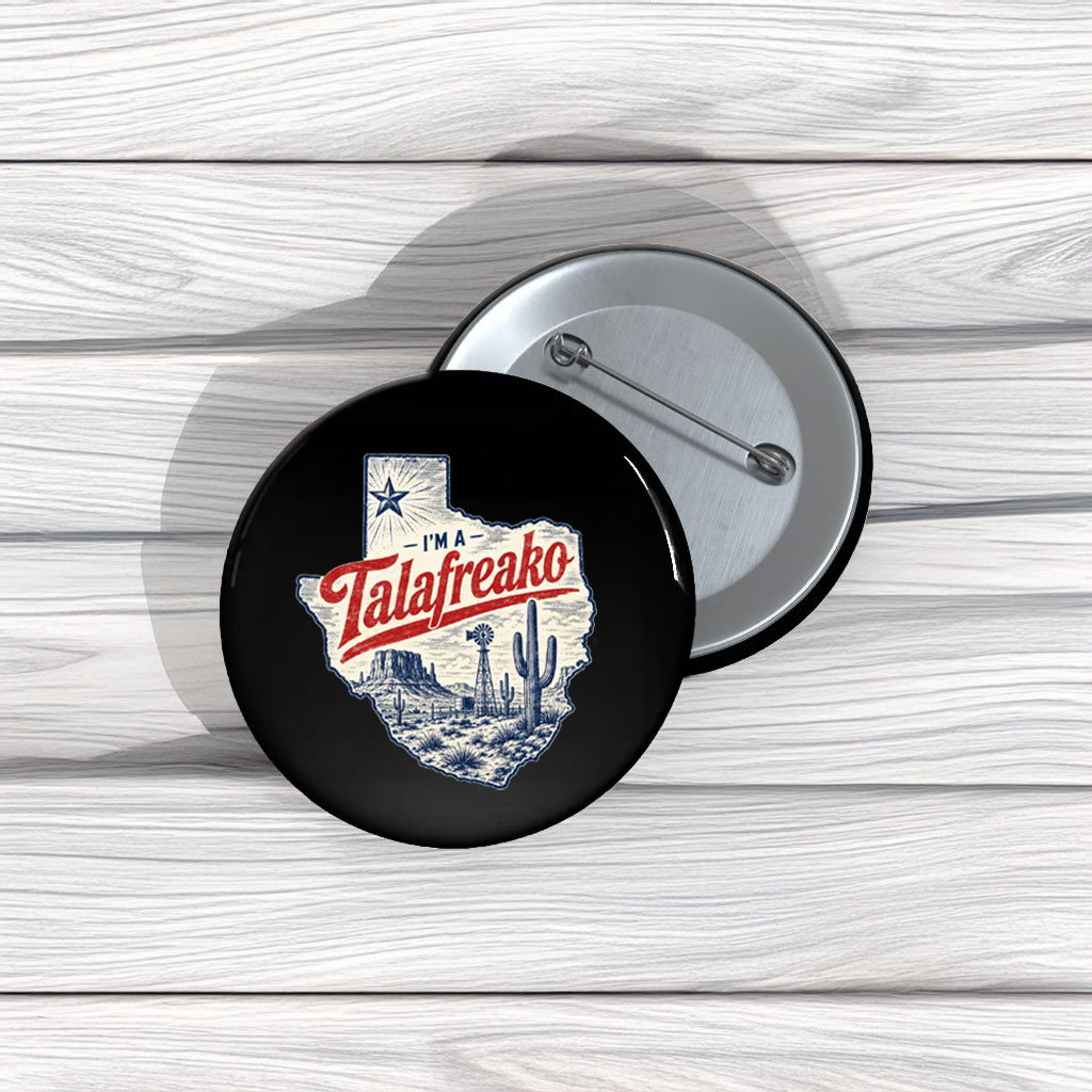 Campaign Pin Buttons for Liberal Texans Supporting James Talarico
