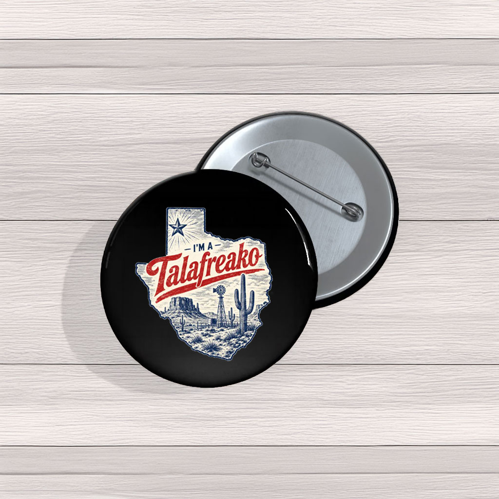 Campaign Pin Buttons for Liberal Texans Supporting James Talarico