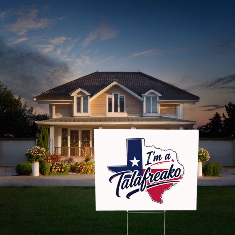 Funny James Talarico 2026 Lawn Sign for Proud Talafreakos