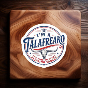 Lone Star Talafreako Sticker – James Talarico 2026 Texas Political Decal
