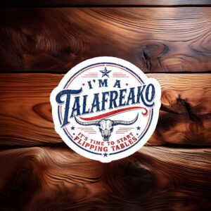 Lone Star Talafreako Sticker – James Talarico 2026 Texas Political Decal