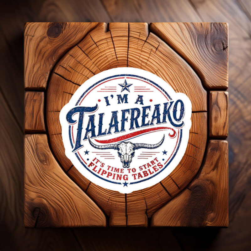 Lone Star Talafreako Sticker – James Talarico 2026 Texas Political Decal