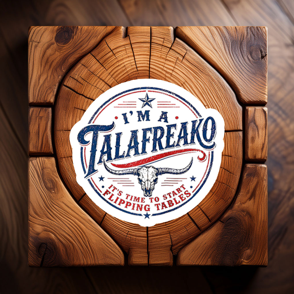 Lone Star Talafreako Sticker – James Talarico 2026 Texas Political Decal