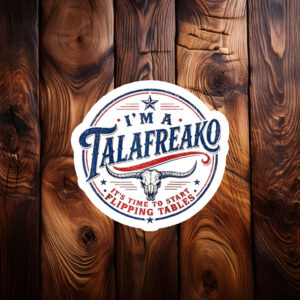 Lone Star Talafreako Sticker – James Talarico 2026 Texas Political Decal