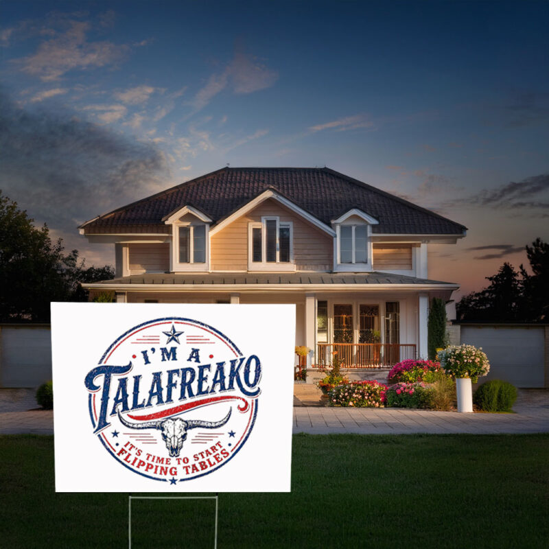 Lone Star Talafreako Yard Sign – James Talarico Texas Senate 2026 Lawn Display