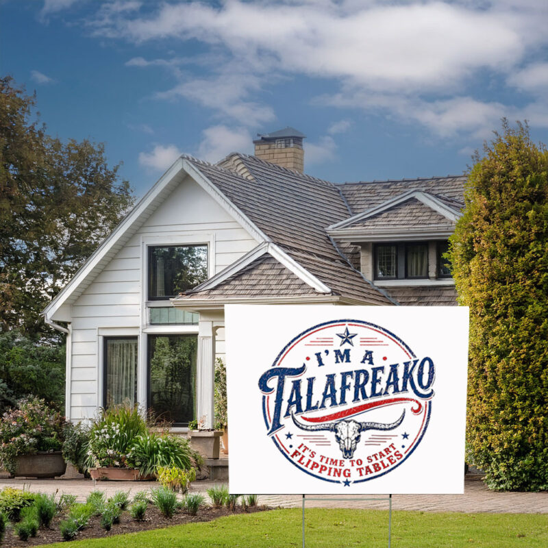 Lone Star Talafreako Yard Sign – James Talarico Texas Senate 2026 Lawn Display