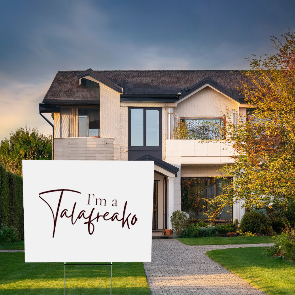 Make a Bold Statement – I’m a Talafreako James Talarico 2026 Yard Sign