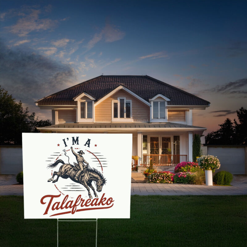 Talafreako Political Activist Yard Sign – James Talarico Texas Senate 2026 Lawn Sign