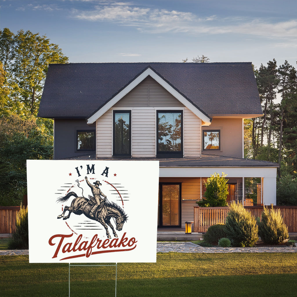 Talafreako Political Activist Yard Sign – James Talarico Texas Senate 2026 Lawn Sign