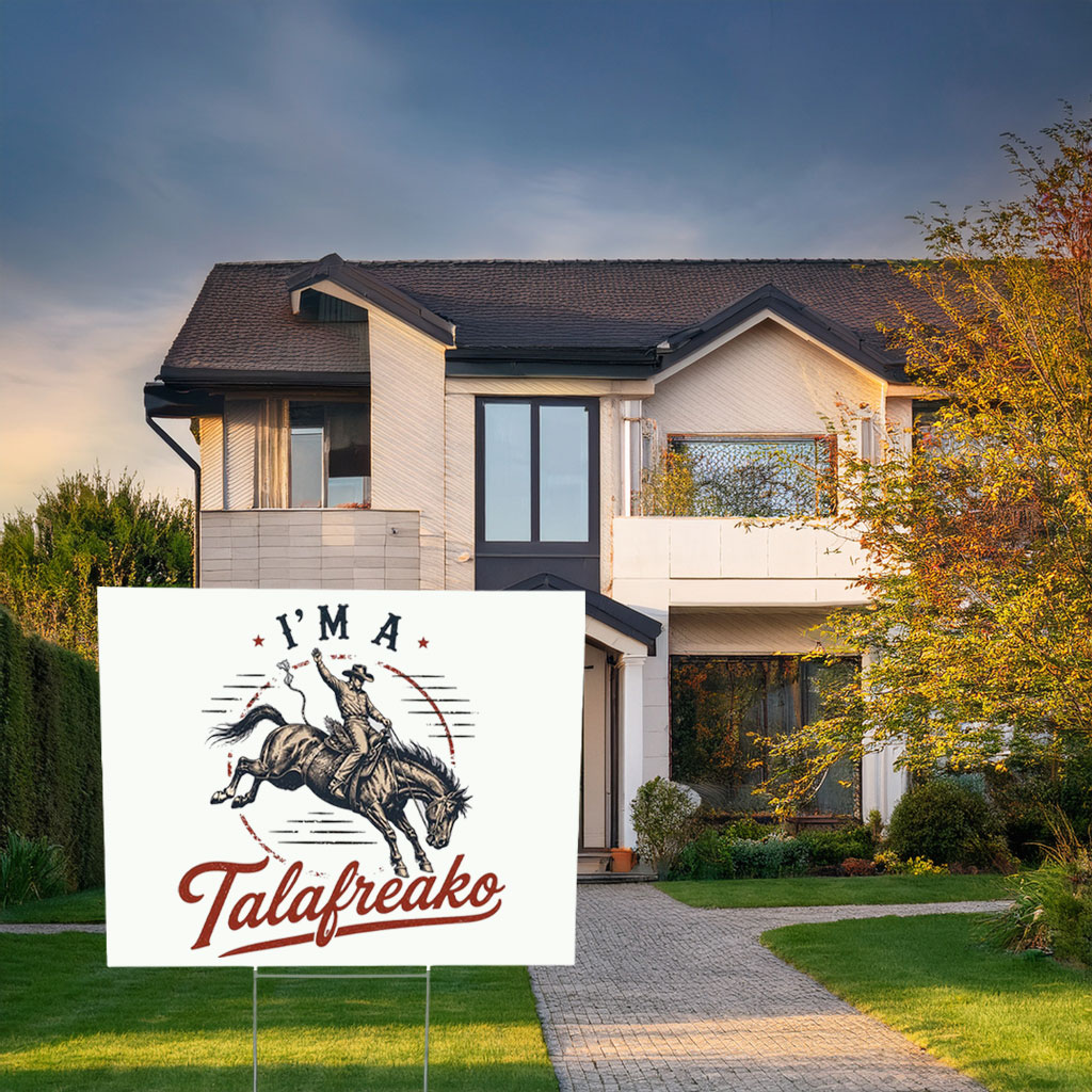 Talafreako Political Activist Yard Sign – James Talarico Texas Senate 2026 Lawn Sign
