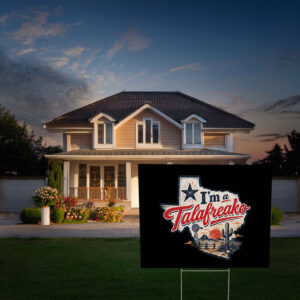 Talafreako Texas Yard Sign – Vote James Talarico for Senate 2026 Lawn Sign