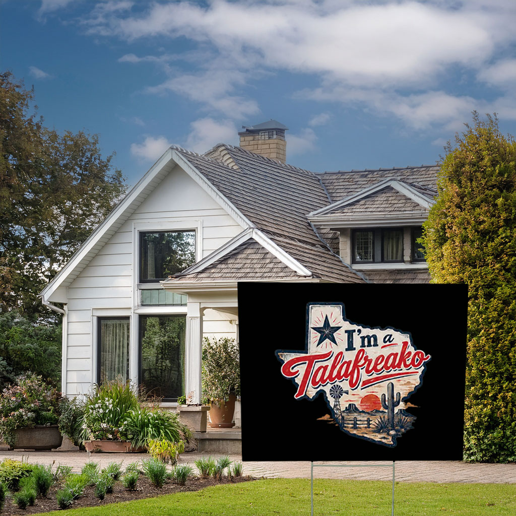 Talafreako Texas Yard Sign – Vote James Talarico for Senate 2026 Lawn Sign