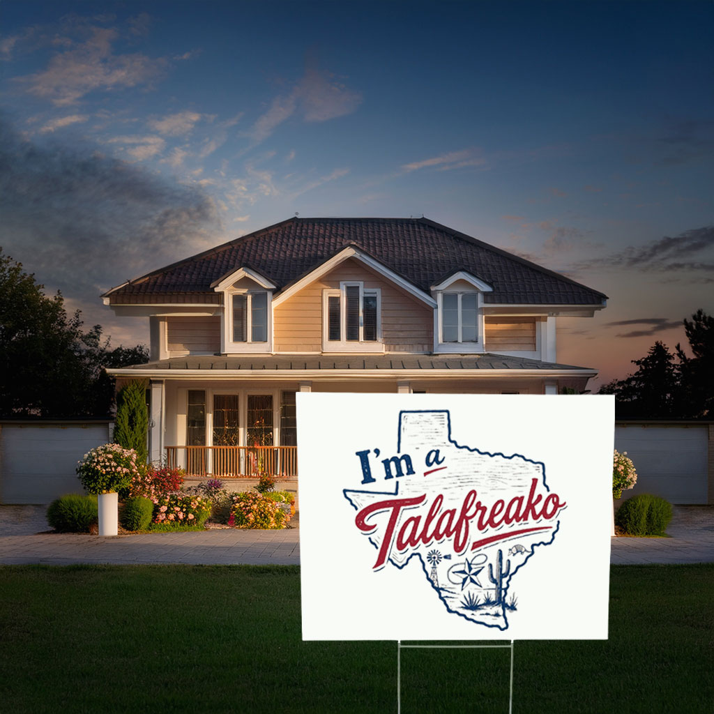Talafreako Vote Talarico Yard Sign – James Talarico for Texas Campaign Lawn Sign