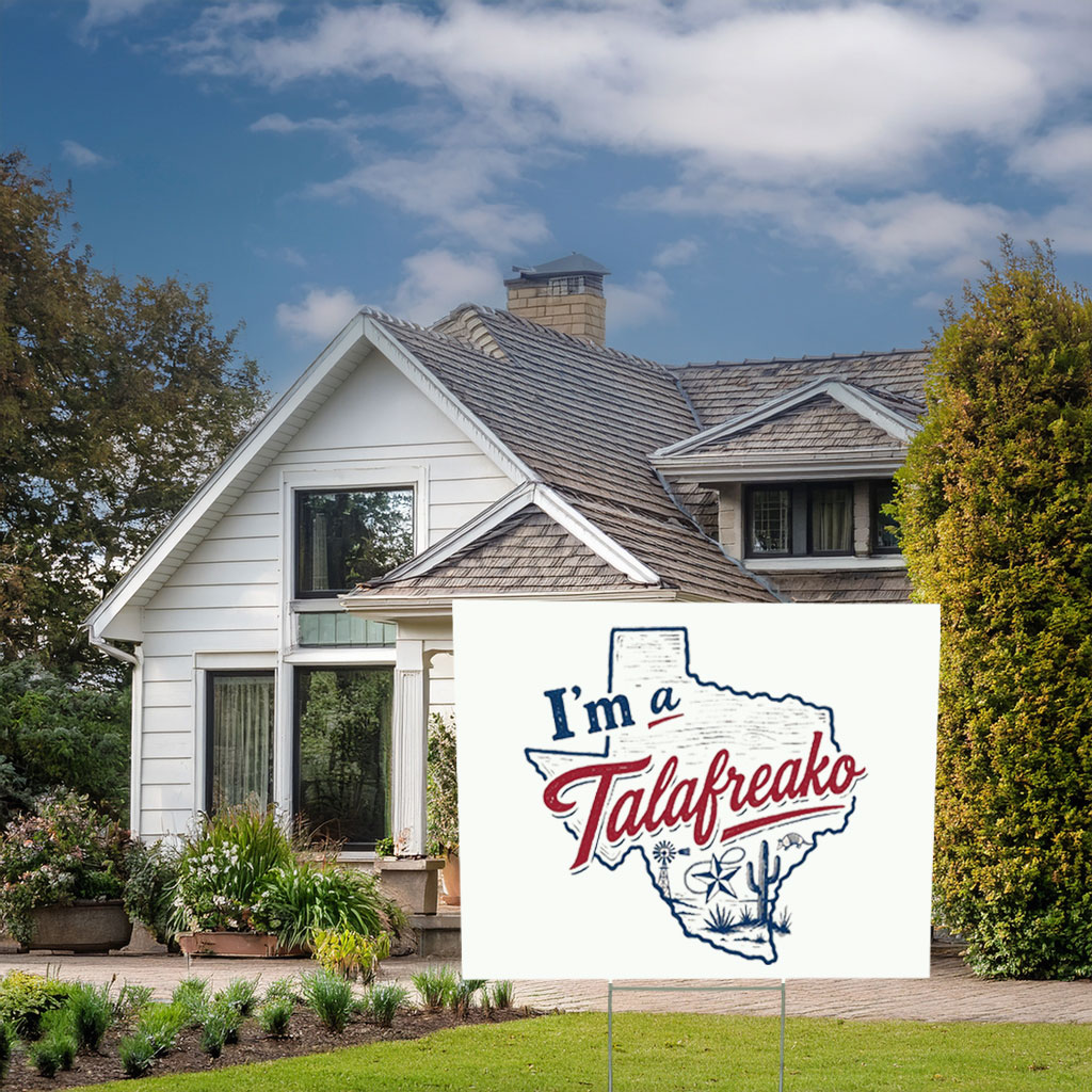 Talafreako Vote Talarico Yard Sign – James Talarico for Texas Campaign Lawn Sign