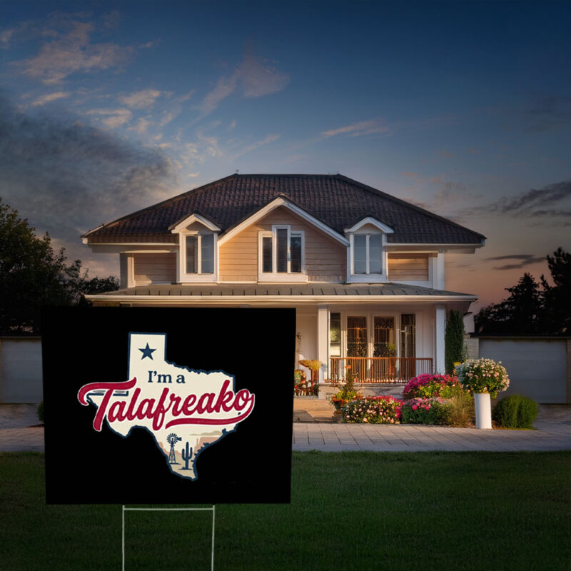 Talafreako for Talarico Yard Sign – Texas Senate 2026 Campaign Lawn Sign