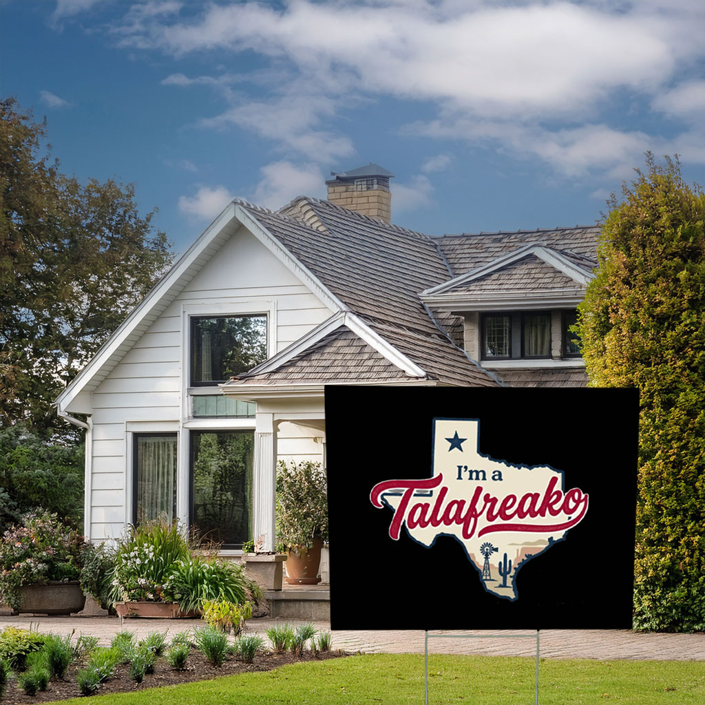 Talafreako for Talarico Yard Sign – Texas Senate 2026 Campaign Lawn Sign