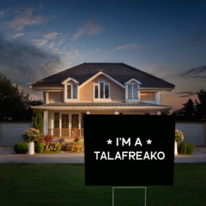 Texas Talafreako 2026 Yard Sign – James Talarico Senate Campaign Lawn Sign