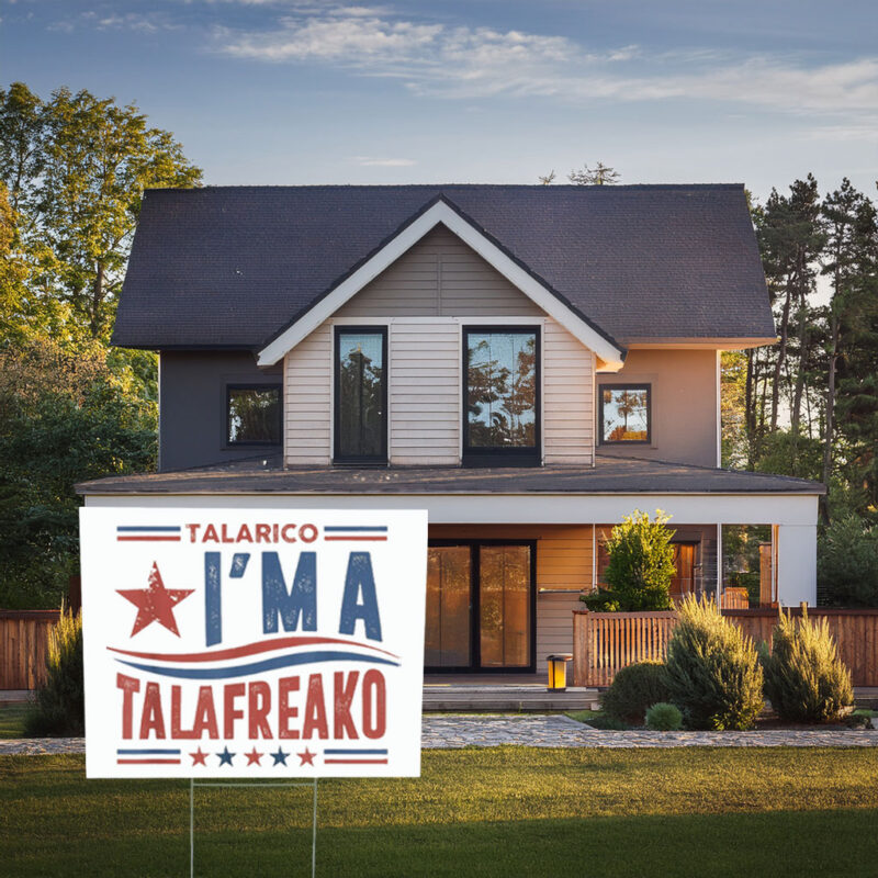 Texas Talafreako Yard Sign – James Talarico for Senate Political Sign
