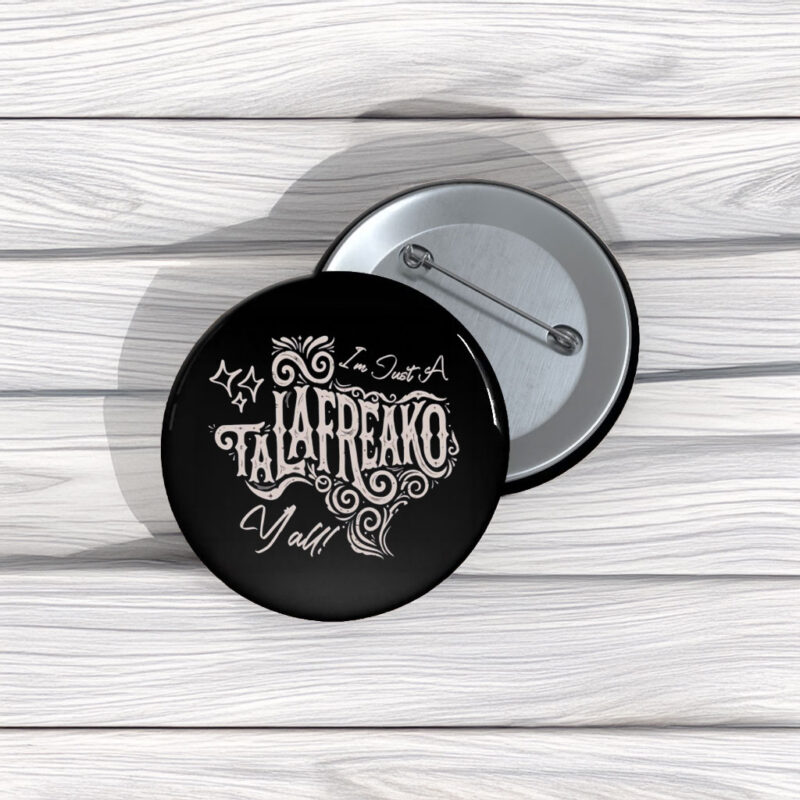 Vote Talarico Democrat Pin Buttons