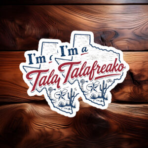 Vote Talarico Texas Sticker – Proud Talafreako James Talarico Campaign Decal