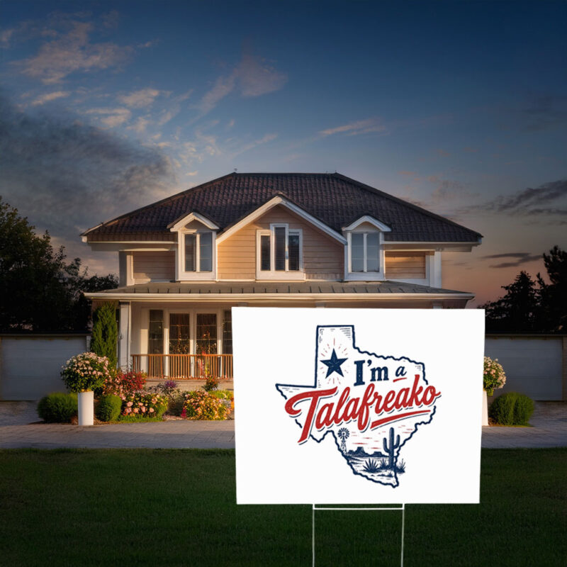Vote Talarico Texas Yard Sign – Talafreako James Talarico Senate 2026 Campaign Decor