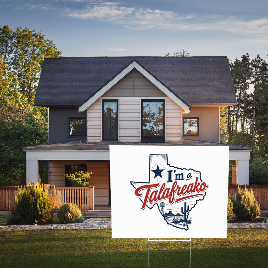 Vote Talarico Texas Yard Sign – Talafreako James Talarico Senate 2026 Campaign Decor