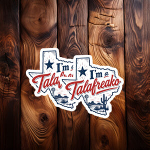 Vote Talarico for Texas Sticker – Proud Talafreako James Talarico 2026 Decal