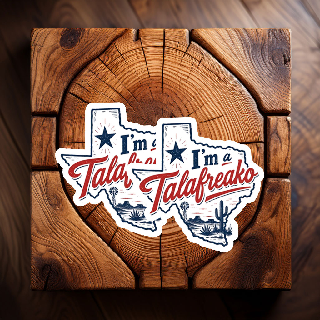 Vote Talarico for Texas Sticker – Proud Talafreako James Talarico 2026 Decal