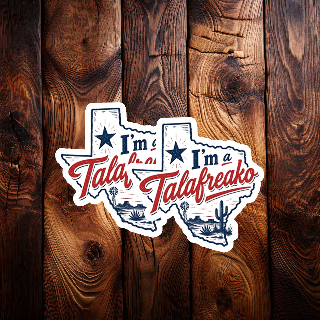 Vote Talarico for Texas Sticker – Proud Talafreako James Talarico 2026 Decal